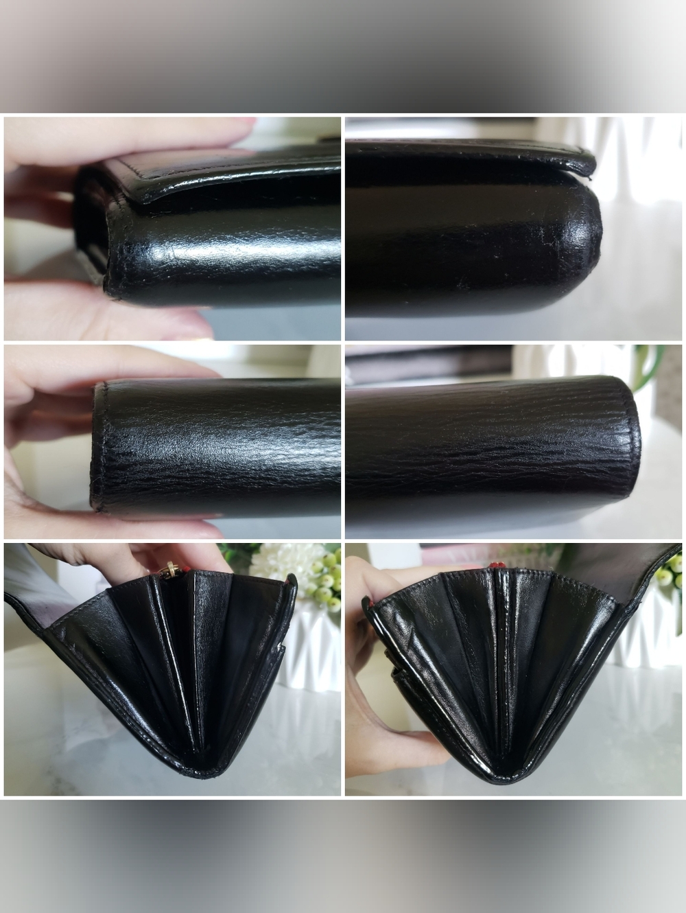 Authentic Pre-owned Yves Saint Laurent Cassandre Long Flap Wallet - Picture 12 of 16